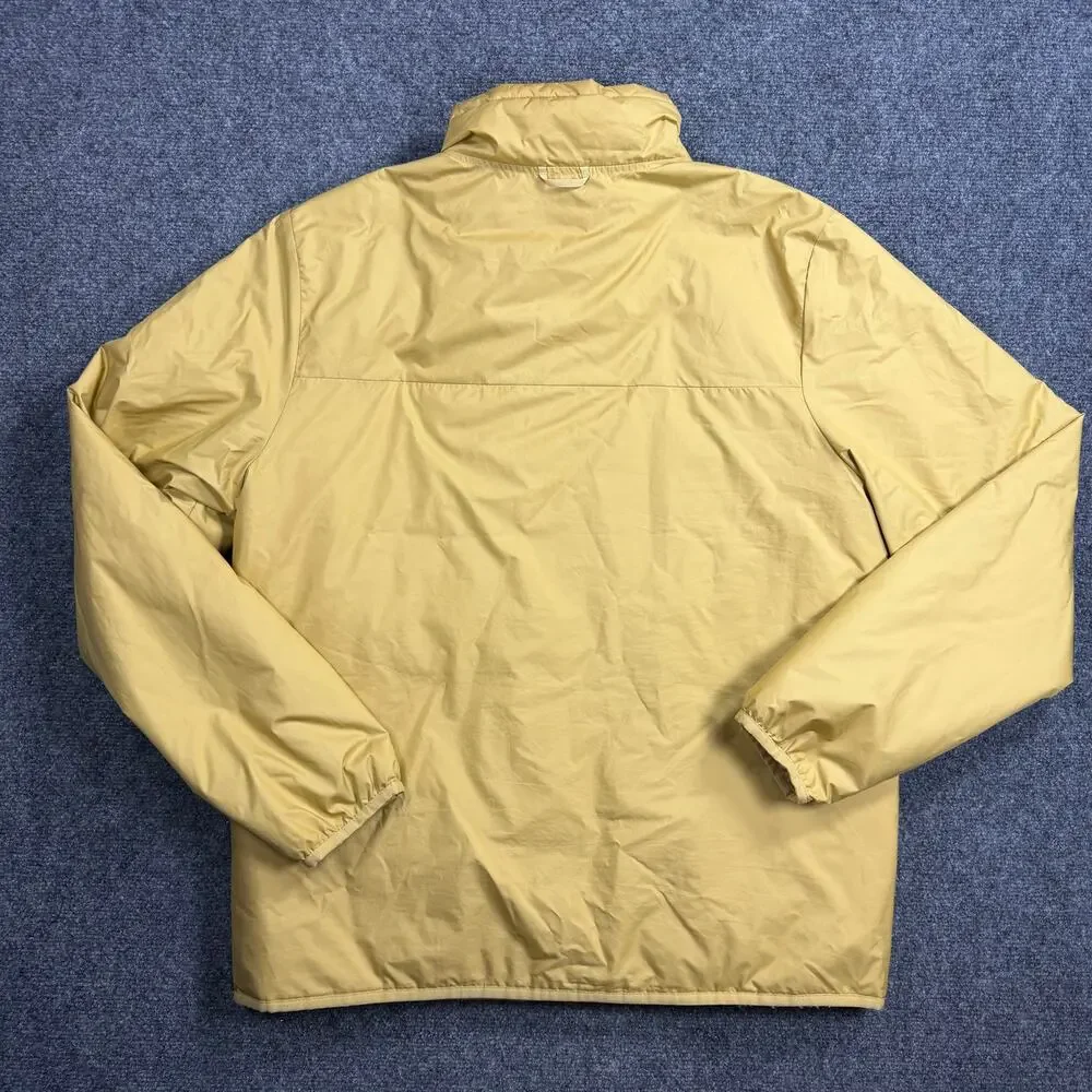 The North Face Men’s Large Mustard Yellow Insulated Full Zip Jacket Lightweight